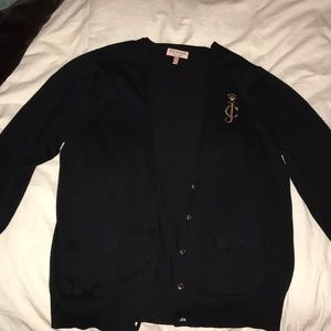 Black juicy couture cardigan